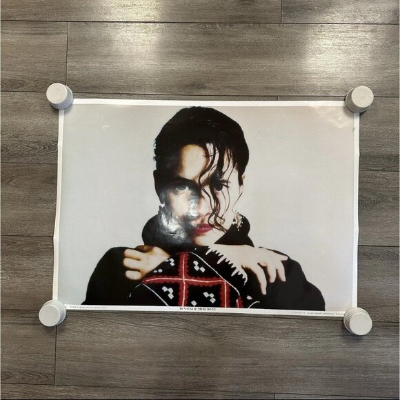 Vintage Natalie Merchant 10,000 Maniacs Poster 33x23" UK Import Ophelia Rare - Picture 1 of 6